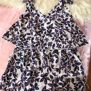 C&R floral print romper 